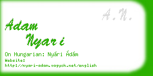 adam nyari business card